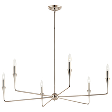 Kichler 52690PN - Chandelier 6Lt