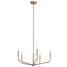 Kichler 52717CPZ - Madden 26 Inch 5 Light Chandelier in Champagne Bronze