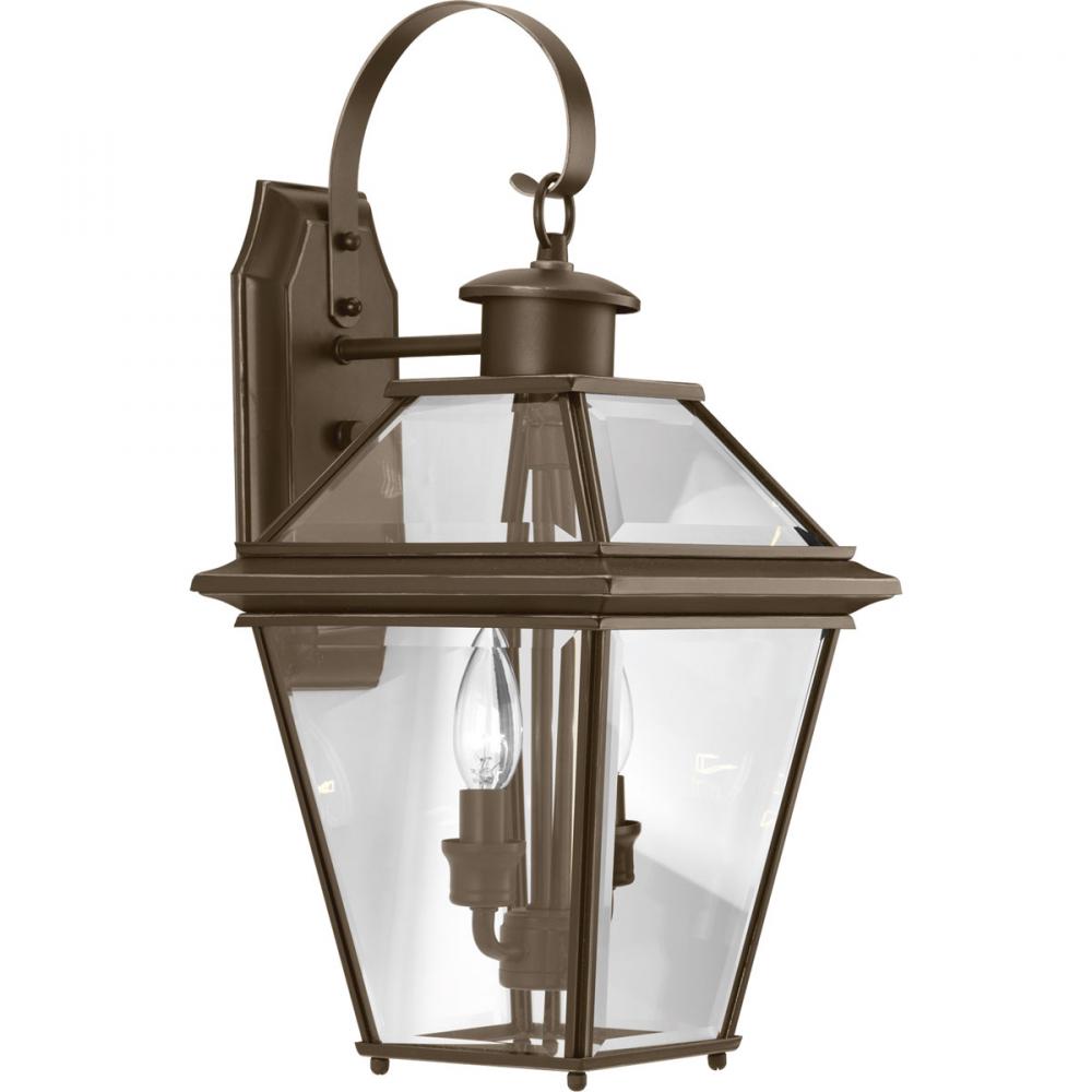 P6616-20 2-60W CAND WALL LANTERN