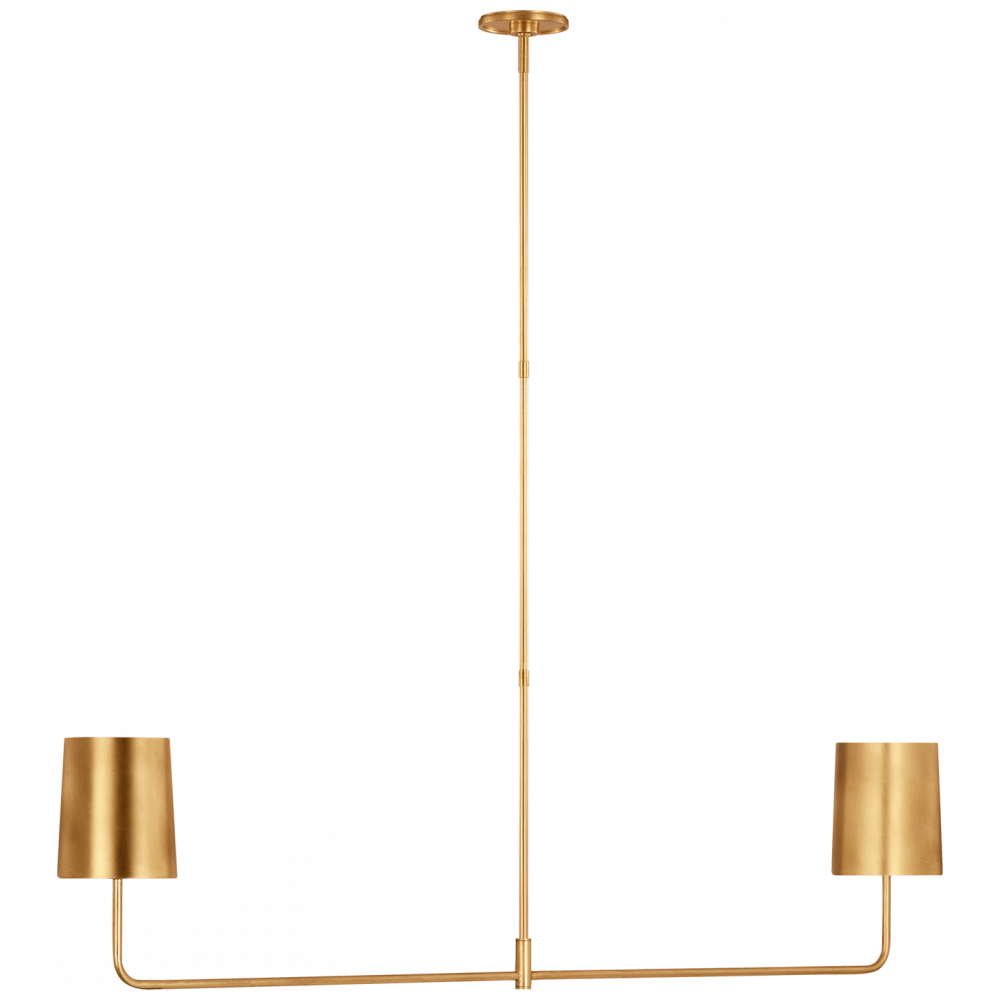 Go Lightly 54" Two Light Linear Chandelier