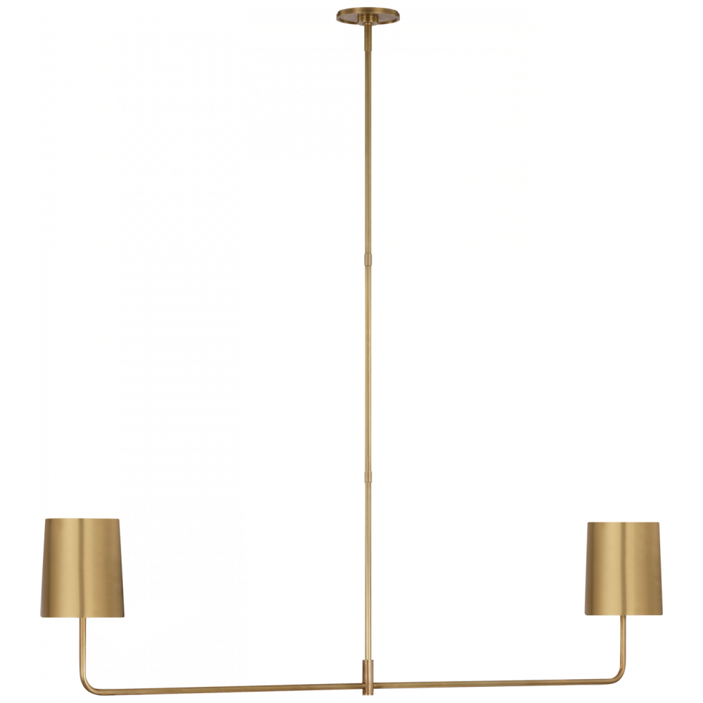 Go Lightly 54" Two Light Linear Chandelier