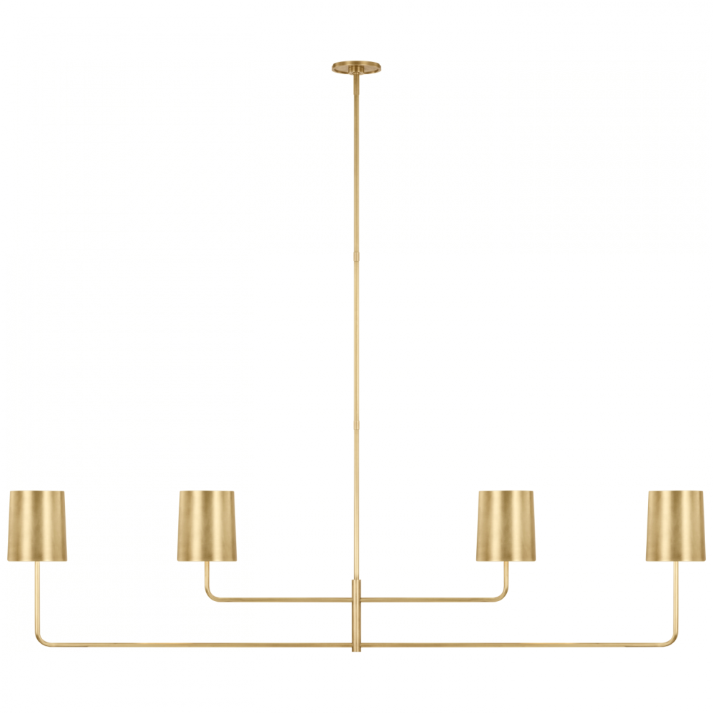 Go Lightly 70" Four Light Linear Chandelier