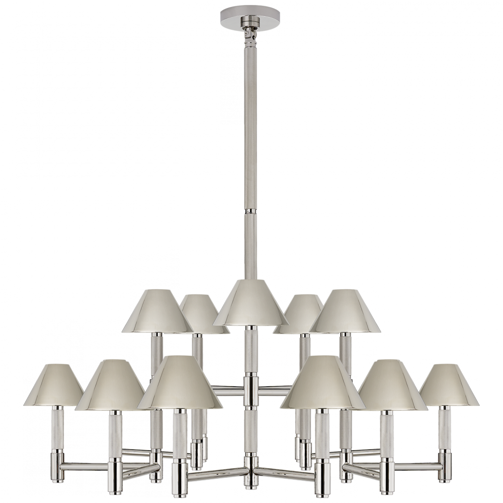 Barrett Large Knurled Chandelier