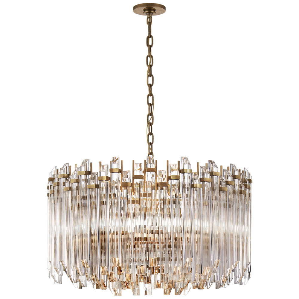 Adele Large Wide Drum Chandelier