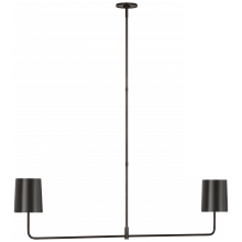 Visual Comfort & Co. Signature Collection RL BBL 5085BZ-BZ - Go Lightly 54" Two Light Linear Chandelier