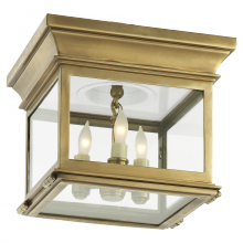 Visual Comfort & Co. Signature Collection RL CHC 4128AB-CG - Club Small Square Flush Mount