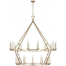 Visual Comfort & Co. Signature Collection RL CHC 5277AB - Darlana Oversized Two Tier Chandelier