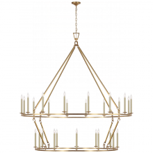 Visual Comfort & Co. Signature Collection RL CHC 5278AB - Darlana Grande Two Tier Chandelier