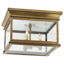 Visual Comfort & Co. Signature Collection RL CHO 4311AB-CG - Club Large Square Flush Mount