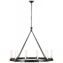 Visual Comfort & Co. Signature Collection RL TOB 5776BZ-WG - Jeffery XL Ring Chandelier