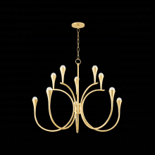 Mitzi by Hudson Valley Lighting H929810-AGB - Aviana Chandelier