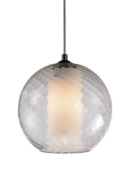 Single Lamp Pendant with Transparent Glass