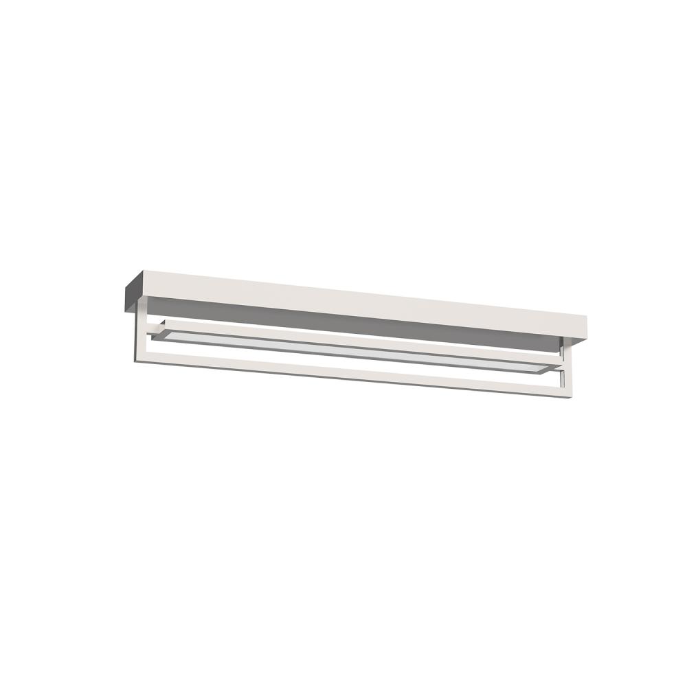 Mondrian Brushed Nickel LED Semi Flush Mount