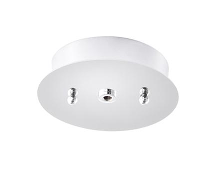 Round Single Light Low Voltage (12V) Canopy