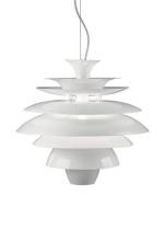 Kuzco Lighting Inc 42101W - Single Lamp Pendant with Seven Tiered Discs