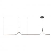 Kuzco Lighting Inc LP17910-BK-UNV-010 - Thread 10-ft Black LED Linear Pendant