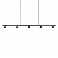 Kuzco Lighting Inc LP19947-BK-UNV - Dune 47-in Black LED Linear Pendant