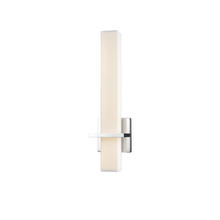 Kuzco Lighting Inc WS84218-CH - Nepal 18-in Chrome LED Wall Sconce