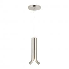 Kuzco Lighting Inc PD89709-PN - Husk 9-in Polished Nickel LED Pendant