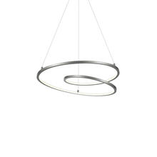 Kuzco Lighting Inc PD11119-AS - Twist 19-in Antique Silver LED Pendant