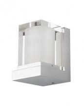 Kuzco Lighting Inc WS2207-CH - Traditional Styled LED Wall Sconce with Modern Square Crystal