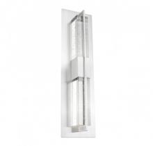 Kuzco Lighting Inc WS2820-CH - Intensive Two Lamp LED Wall Sconce with Clear Bubble Incased Crystals