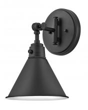 Hinkley Canada 3691BK - Medium Swing Arm Single Light Sconce