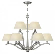 Hinkley Canada 4618BN - Nine Light Brushed Nickel Up Chandelier