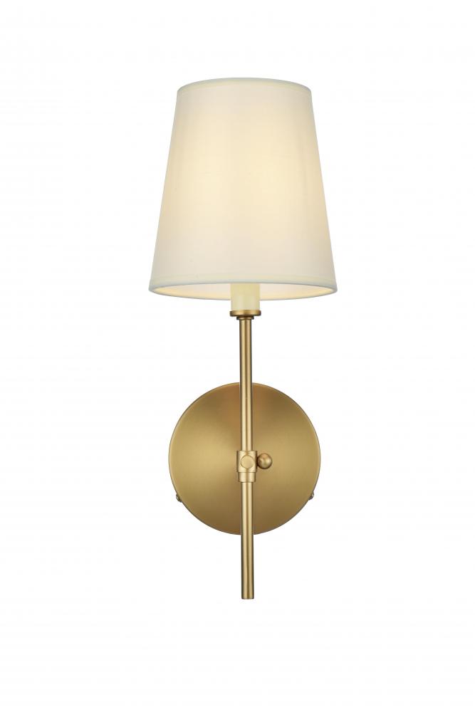 Mel 5.5 inch Wall Sconce in Satin Gold