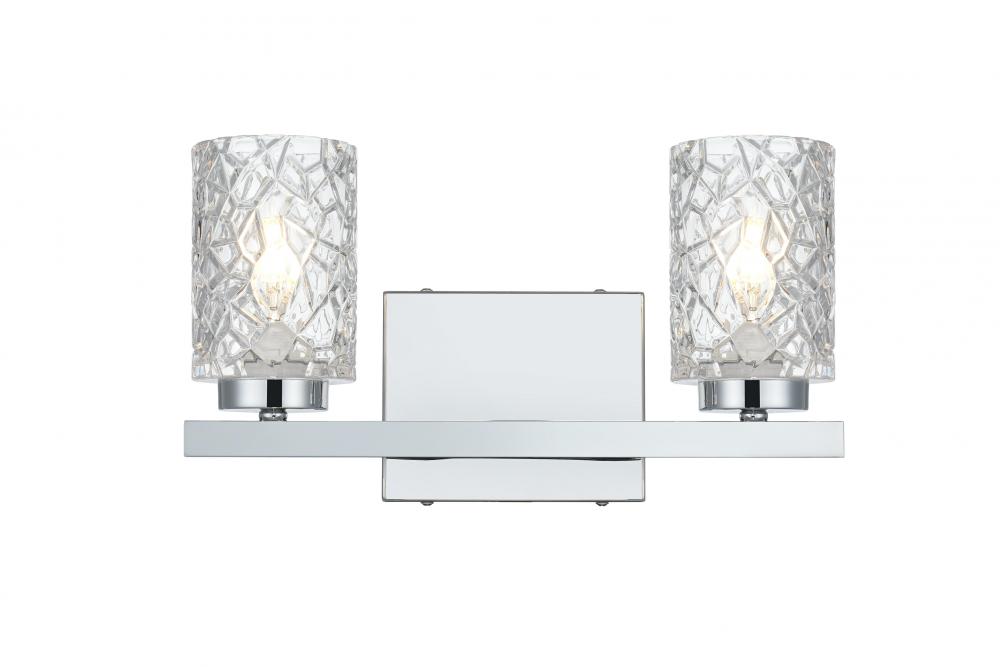 Cassie 14 inch Wall Sconce in Chrome