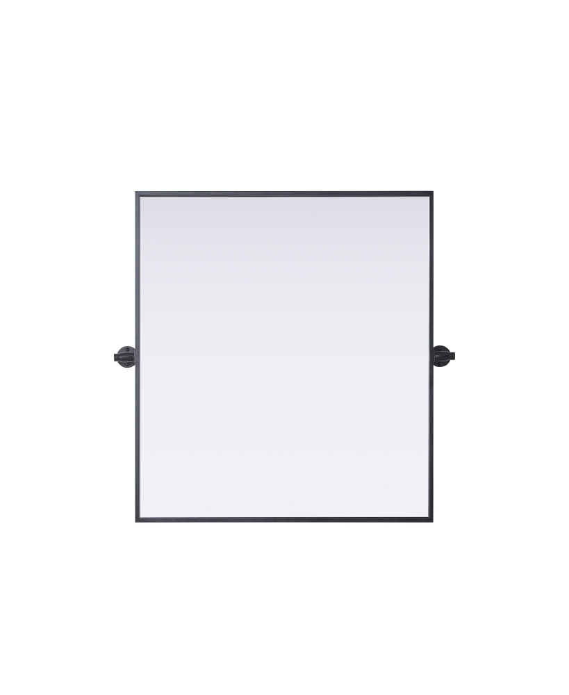 Amoura 27x30 Pivot Mirror in Black
