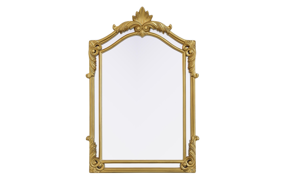 Madeline 28.5x42 Traditional Mirror in Gold Leaf