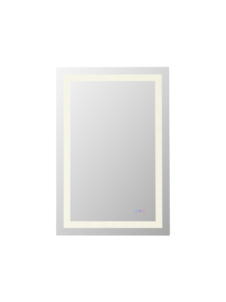 Riven 40x27 LED Mirror, Adjustable Color 3000K/4200K/6400K