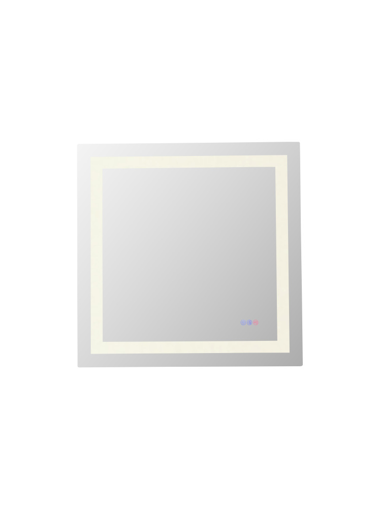 Riven 30x30 LED Mirror, Adjustable Color 3000K/4200K/6400K