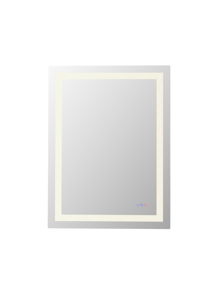 Riven 40x30 LED Mirror, Adjustable Color 3000K/4200K/6400K