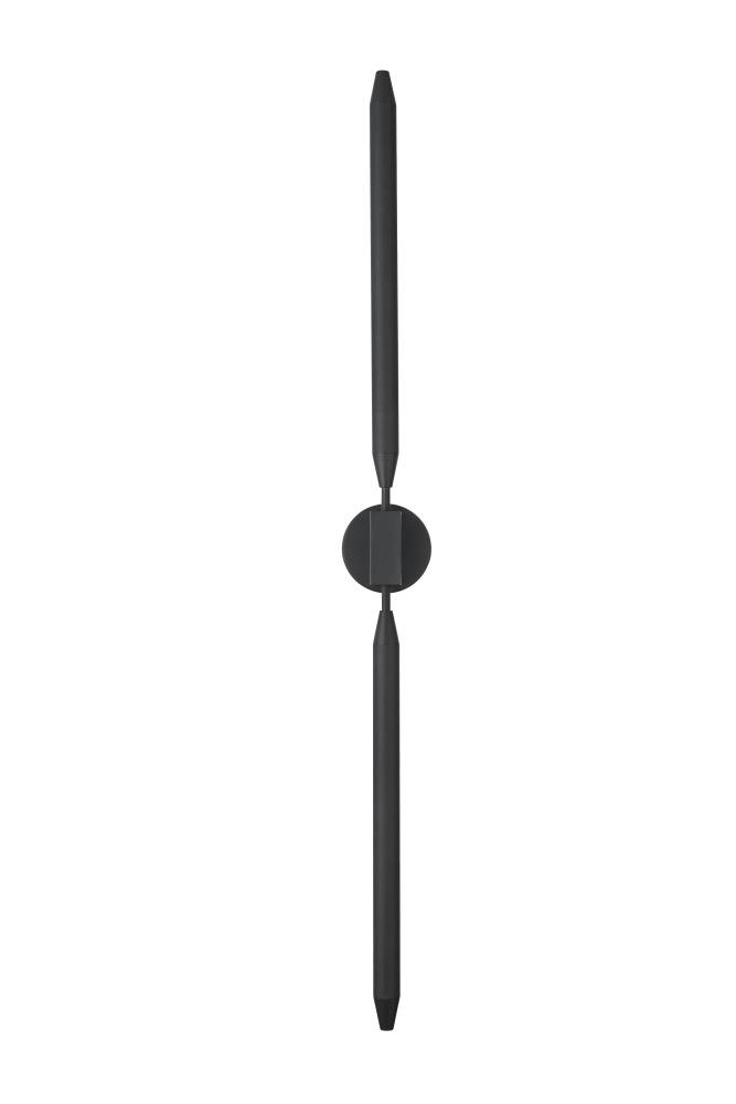 Wall Sconce W4.9" E3.5" H49.5" Black