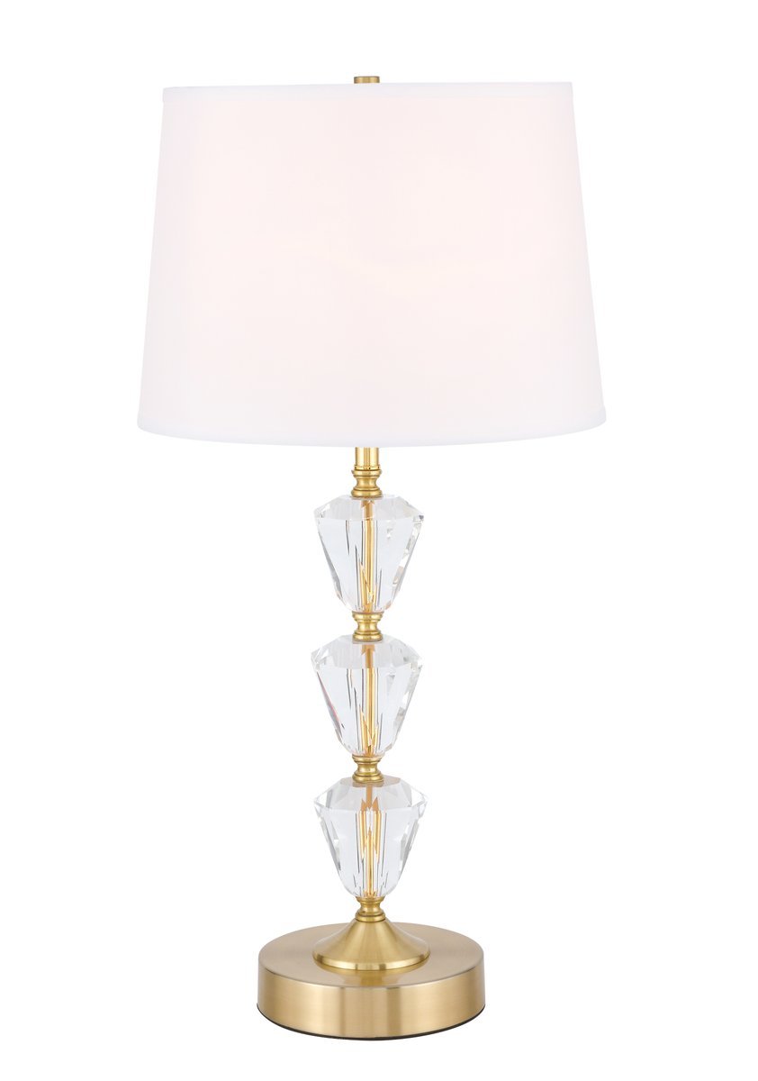 Mae 1 light Brass Table Lamp