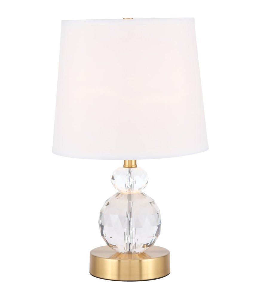 Maribelle 1 light Brass Table Lamp