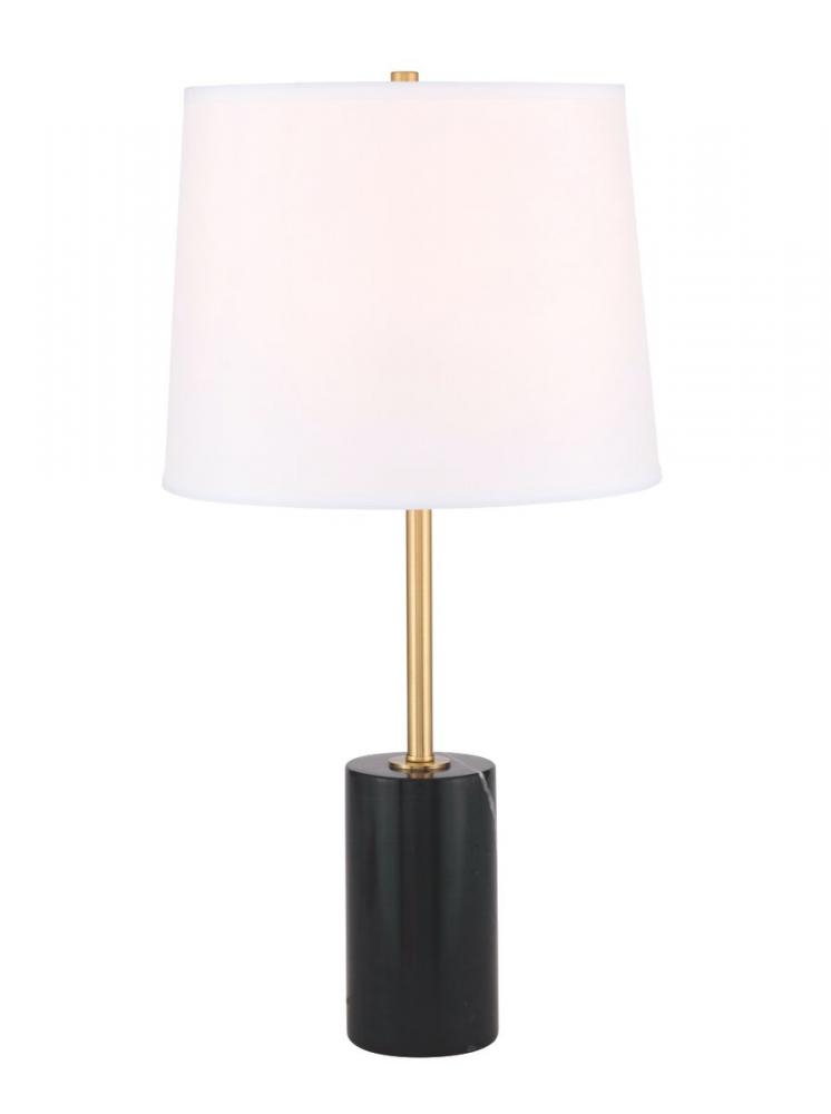 Laurent 1 light Brass Table Lamp