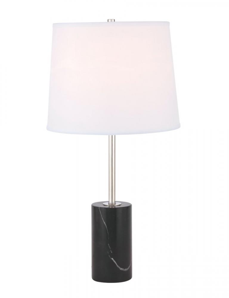 Laurent 1 Light Polished Nickel Table Lamp