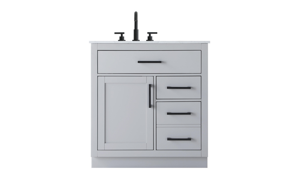 Alden 32 inch Single Bathroom Vanity in Grey