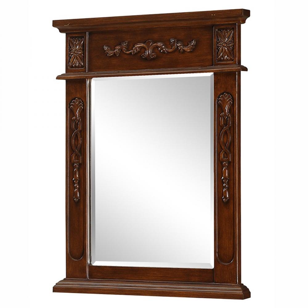 Danville 22 In. Traditional Mirror in Brown