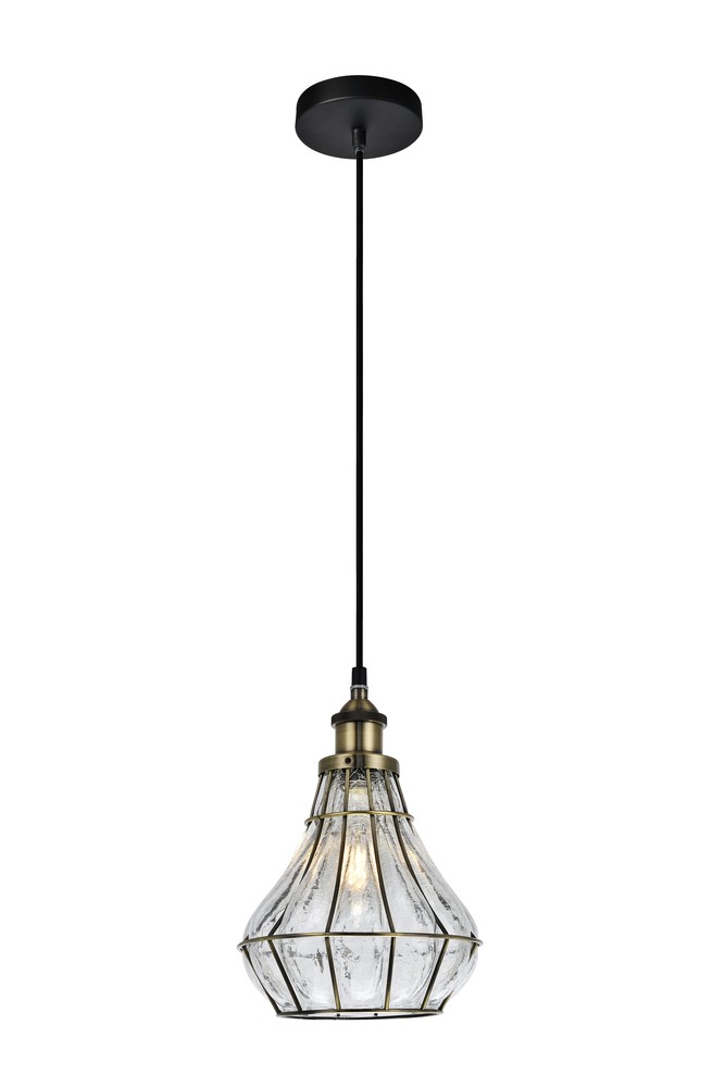 Noely Collection Pendant D7.9 H11.6 Lt:1 Antique Bronze Finish