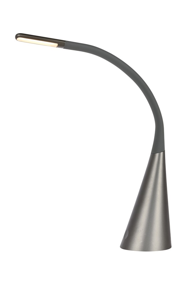 Illumen Collection 1-Light metallic grey Finish LED Desk Lamp