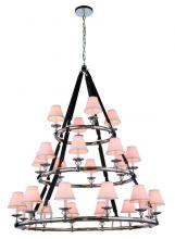 Elegant 1473G52PN - Cascade 24 light polished Nickel Pendant