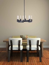 Elegant 1525D32BZ - Corsica 8 light Bronze Chandelier