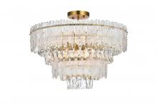 Elegant 1780F25SG - Emilia 25 inch Flush Mount in Satin Gold