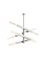 Elegant 2085L4C - Pendant L48"H22"L8 Chrome