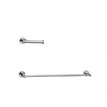 Elegant HWB-11S2PCH - Alma 2-Piece Bathroom Hardware Set in Chrome