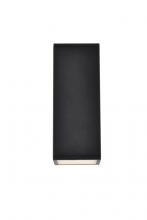 Elegant LDOD4042BK - Raine Outdoor Wall in Black